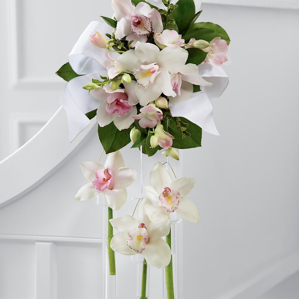 Perfect Entrance Pew Arrangement – Flowers By Marianne, Hampton Falls NH