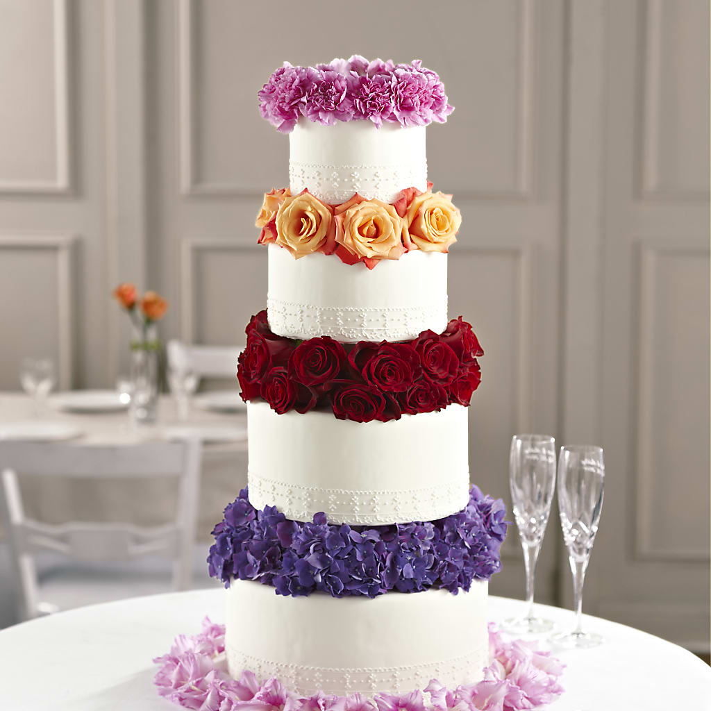 Infinite Love Cake Décor – Flowers By Marianne, Hampton Falls NH