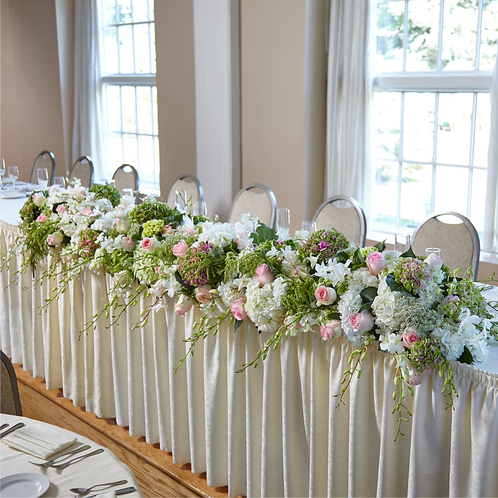 State of Joy Head Table Arrangement – Flowers By Marianne, Hampton Falls NH
