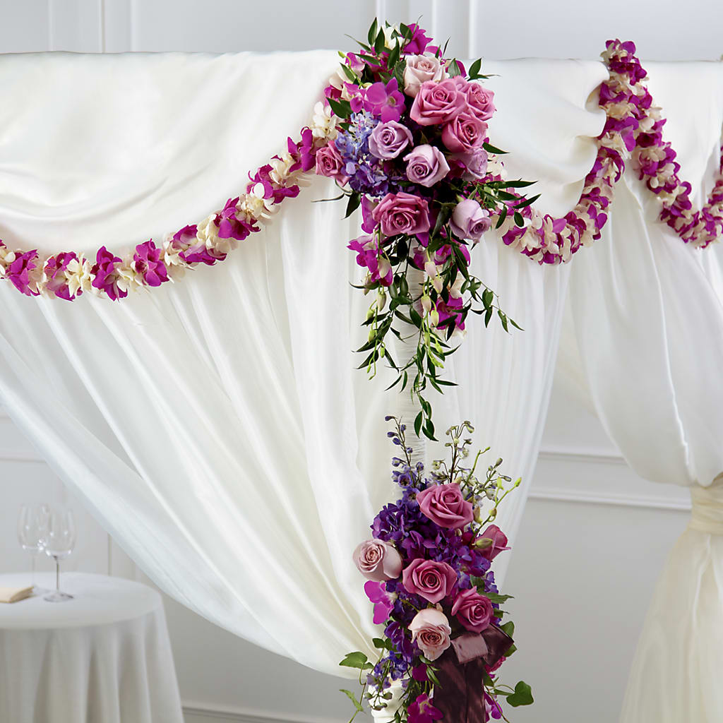 Color & Light Chuppah Decor – Flowers By Marianne, Hampton Falls NH