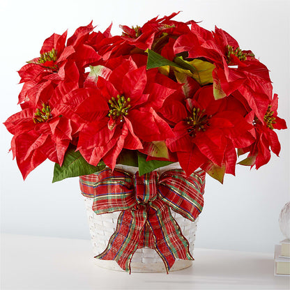Happiest Holidays Poinsettia –  Flowers By Marianne, Hampton Falls NH
