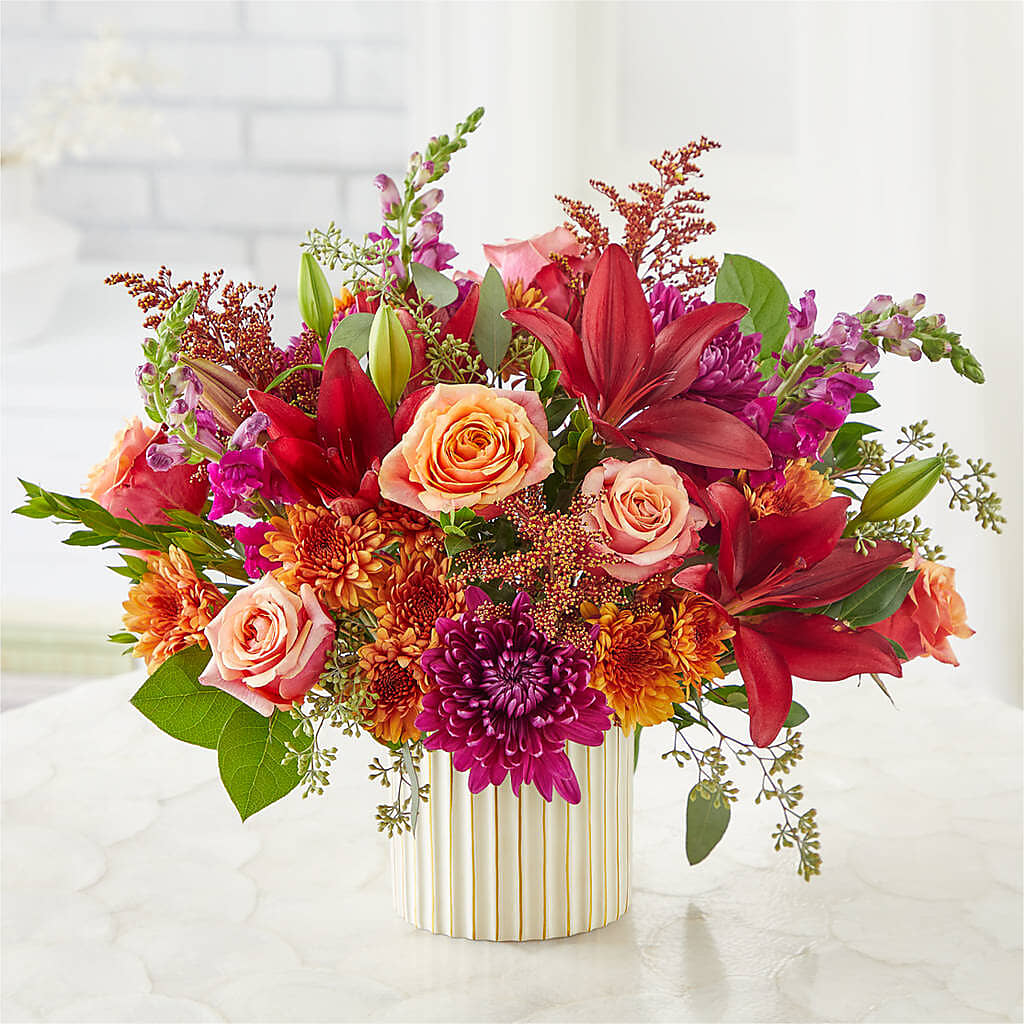 Burgundy Landscape Bouquet –  Flowers By Marianne, Hampton Falls NH