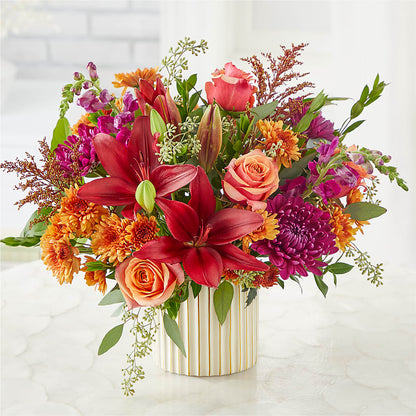 Burgundy Landscape Bouquet –  Flowers By Marianne, Hampton Falls NH