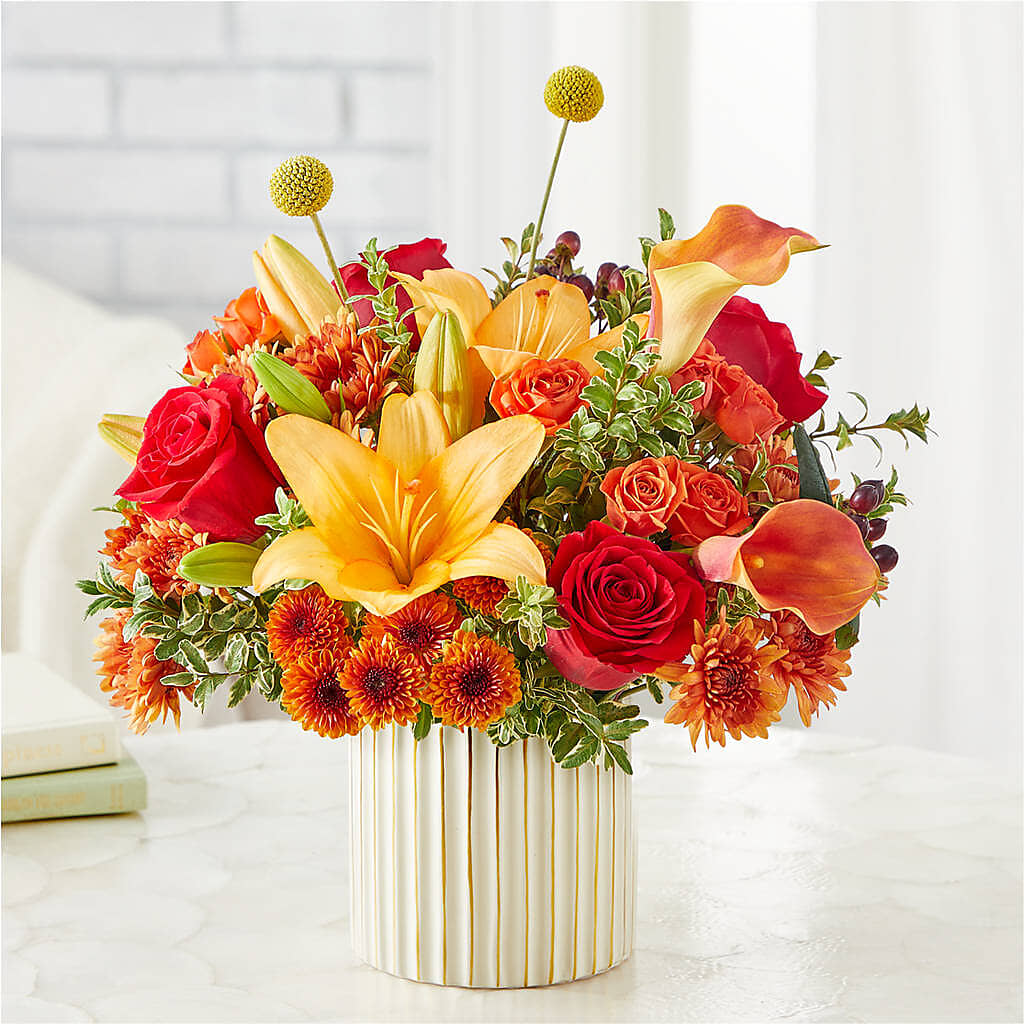 Scarlet Skies Bouquet –  Flowers By Marianne, Hampton Falls NH