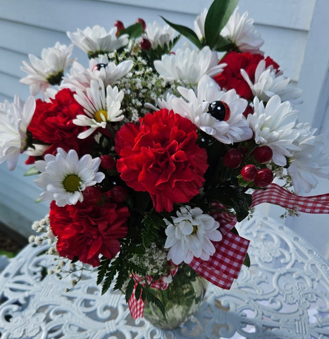 Lady bug Picnic Bouquet