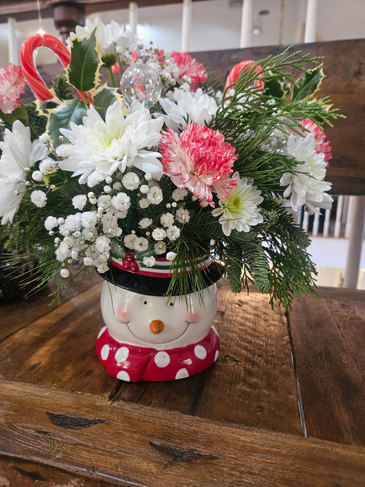 Holly Jolly Snowman Bouquet