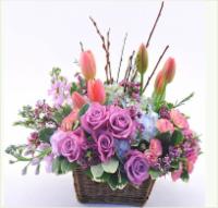 Spring Pussy Willow Basket –  Flowers By Marianne, Hampton Falls NH