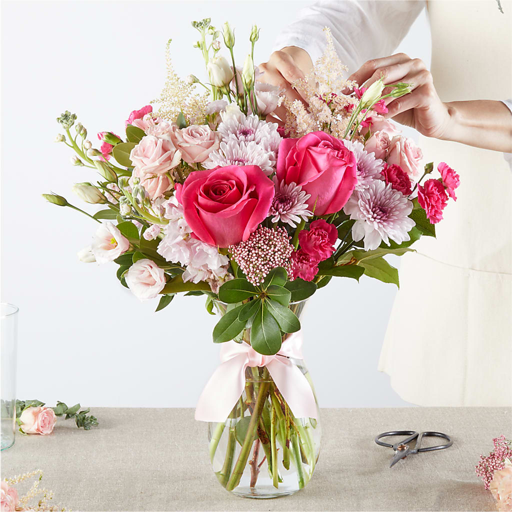 Pink Ribbon - A Florist Original –  Flowers By Marianne, Hampton Falls NH