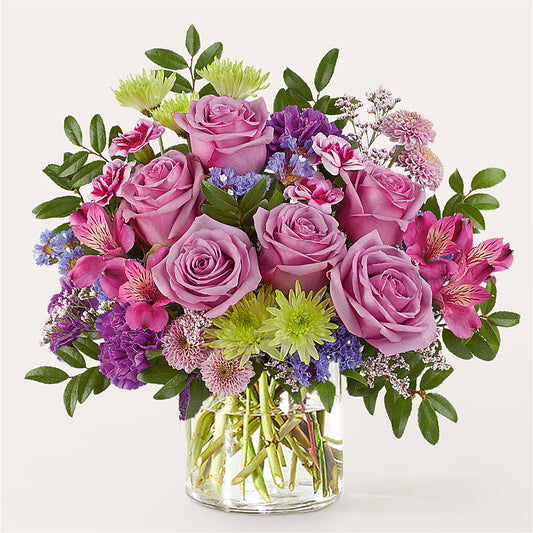 Glass Half Full Bouquet –  Flowers By Marianne, Hampton Falls NH