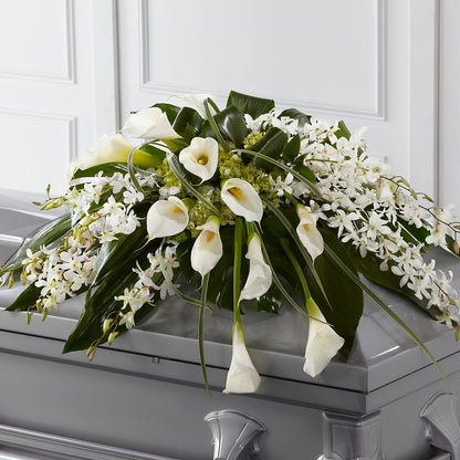 Angel Wings Casket Spray –  Flowers By Marianne, Hampton Falls NH