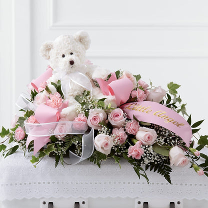 Touch of Sympathy Casket Spray –  Flowers By Marianne, Hampton Falls NH
