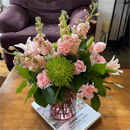 Pretty in Pink Bouquet –  Flowers By Marianne, Hampton Falls NH