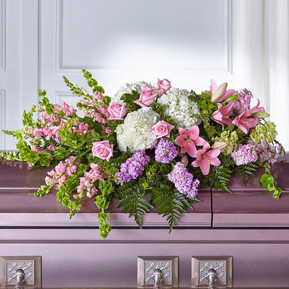 Life's Gratitude Casket Spray –  Flowers By Marianne, Hampton Falls NH