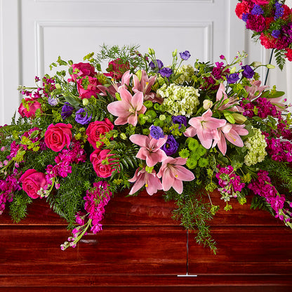 Radiant Tribute Casket Spray –  Flowers By Marianne, Hampton Falls NH