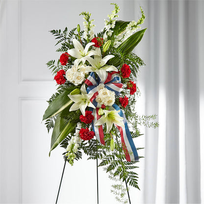 Stars of Life Standing Spray –  Flowers By Marianne, Hampton Falls NH