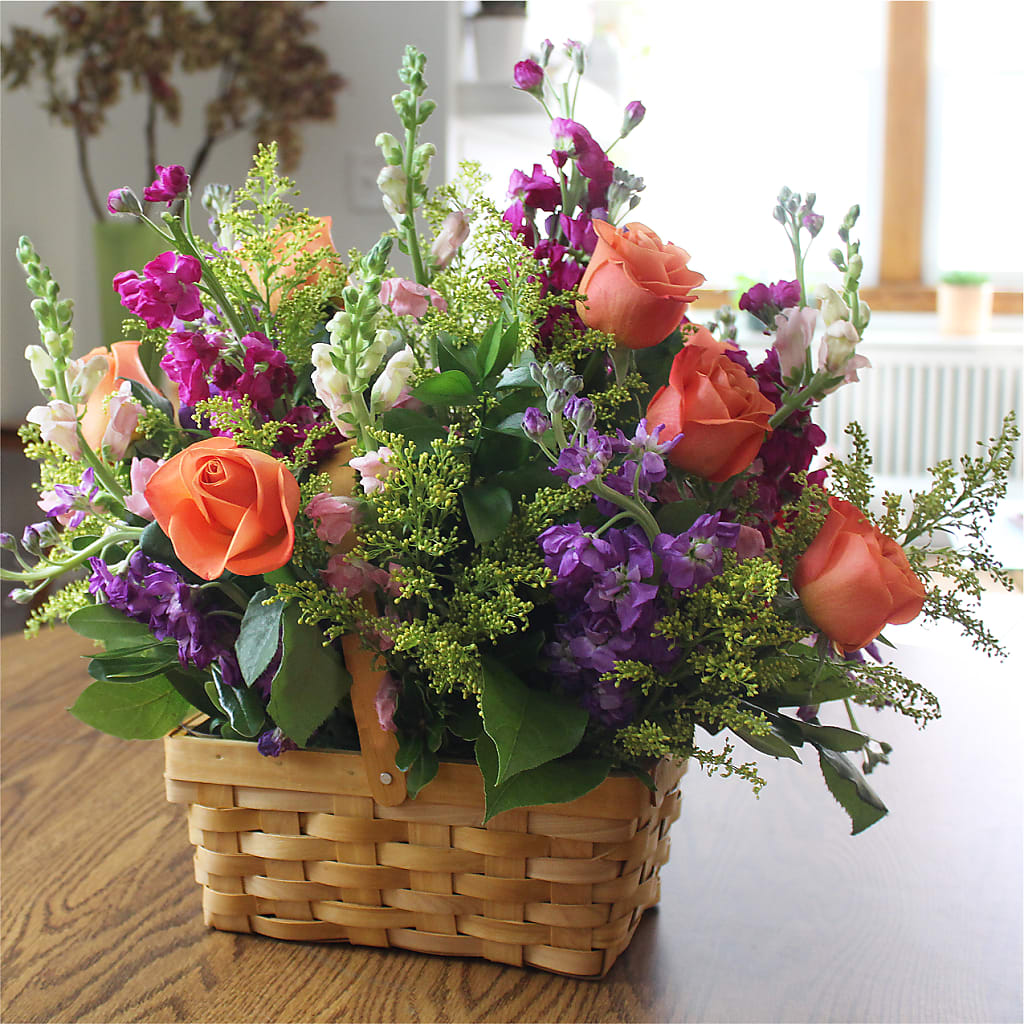 Garden of Life Basket –  Flowers By Marianne, Hampton Falls NH