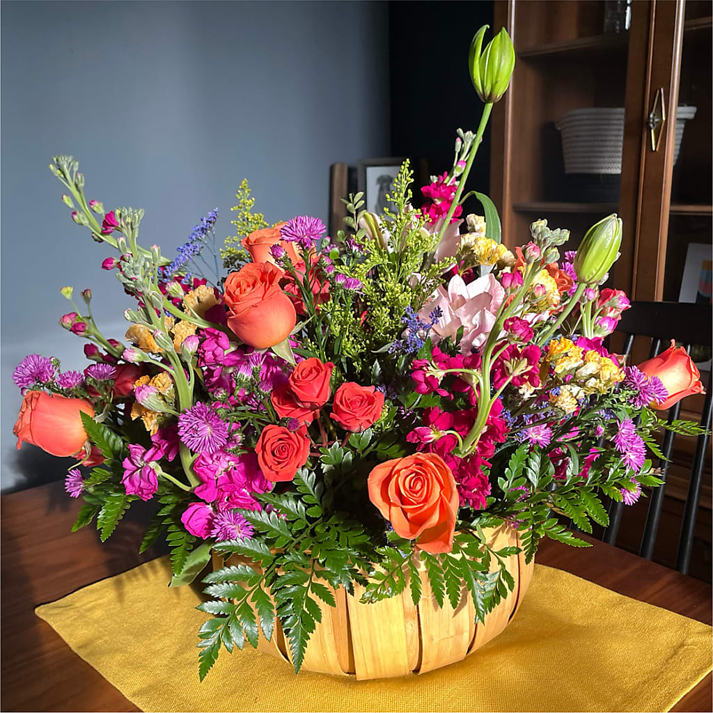 Garden of Life Basket –  Flowers By Marianne, Hampton Falls NH