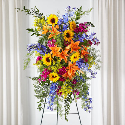 Sunlit Memories Standing Spray (Standard) –  Flowers By Marianne, Hampton Falls NH