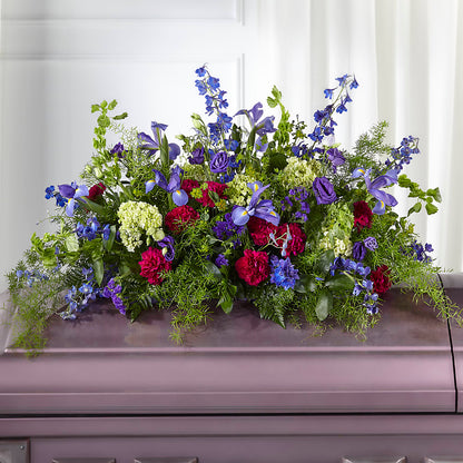 Always Treasured Casket Spray –  Flowers By Marianne, Hampton Falls NH