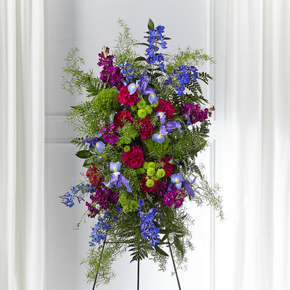 Heavenly Skies Standing Spray –  Flowers By Marianne, Hampton Falls NH