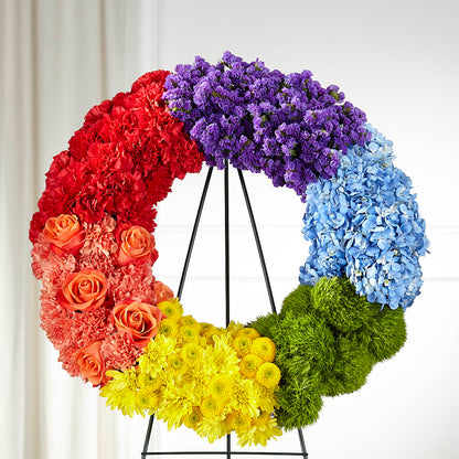 Circle of Love Wreath –  Flowers By Marianne, Hampton Falls NH