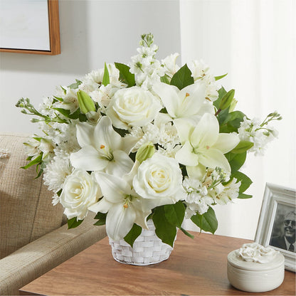 Peaceful Reflections Arrangement –  Flowers By Marianne, Hampton Falls NH