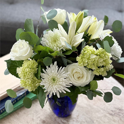 Snowy Dreams Bouquet –  Flowers By Marianne, Hampton Falls NH