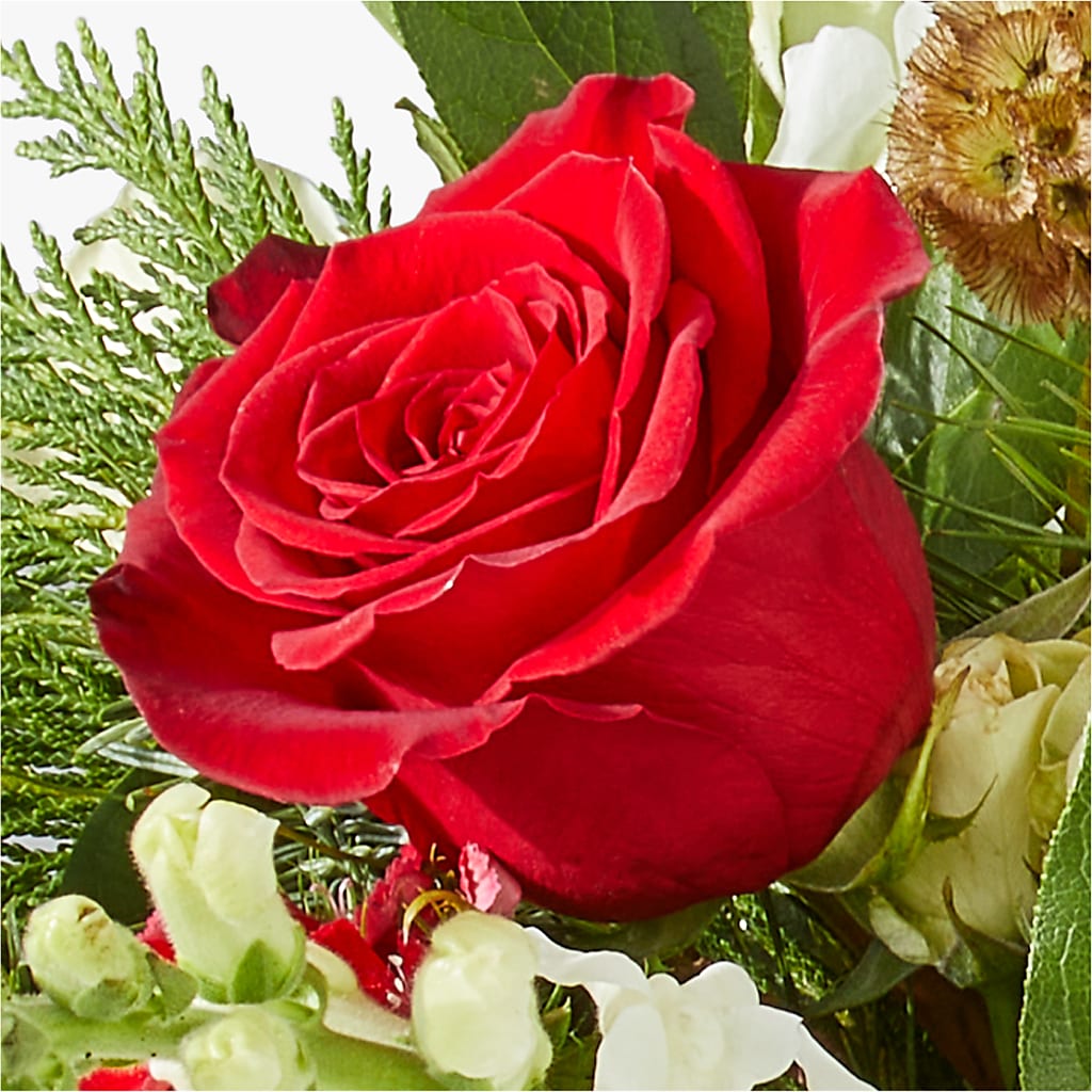 Deck the Halls Bouquet –  Flowers By Marianne, Hampton Falls NH