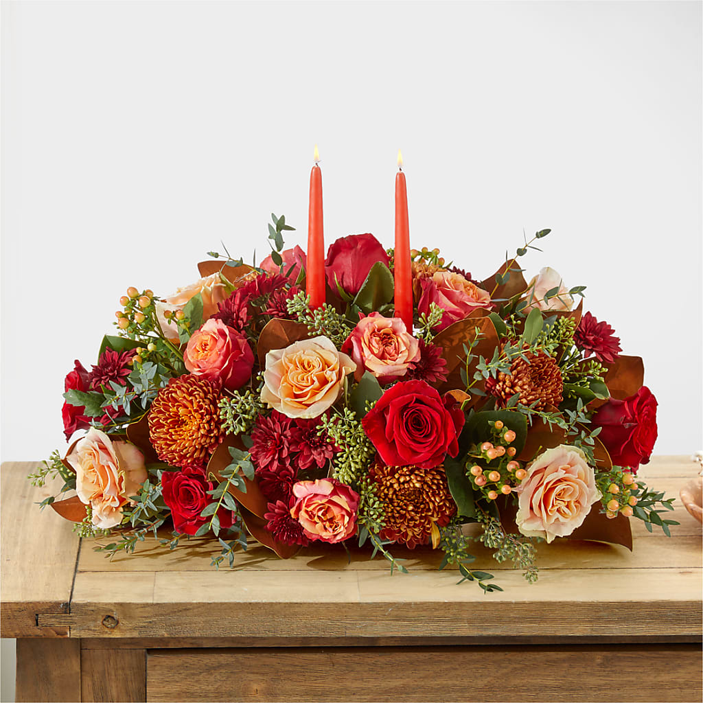 Gather Near Centerpiece –  Flowers By Marianne, Hampton Falls NH