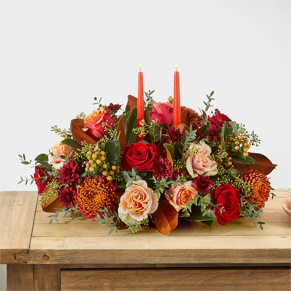 Gather Near Centerpiece –  Flowers By Marianne, Hampton Falls NH