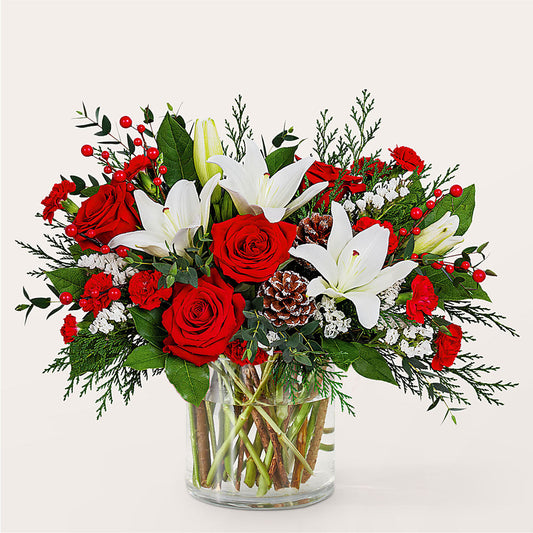 Best in Snow Bouquet –  Flowers By Marianne, Hampton Falls NH