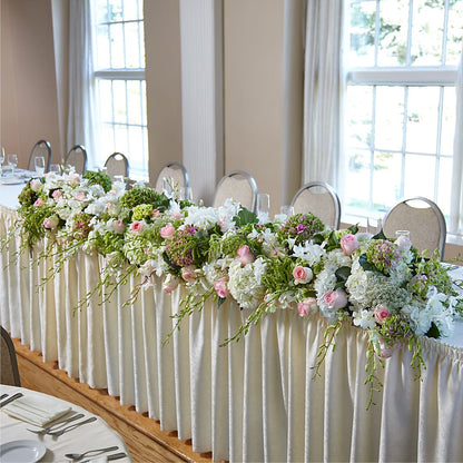 State of Joy Head Table Arrangement –  Flowers By Marianne, Hampton Falls NH
