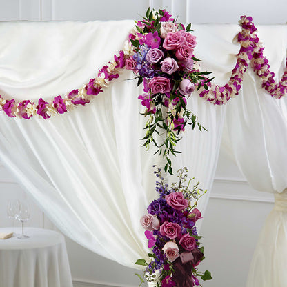 Color & Light Chuppah Decor –  Flowers By Marianne, Hampton Falls NH